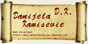 Danijela Kamišević vizit kartica